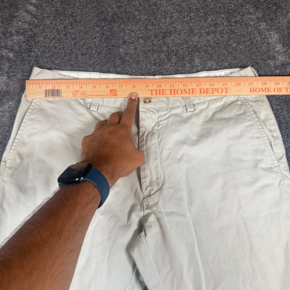 Polo Ralph Lauren Slim Fit Chino Pants Mens 36x32 Khaki Tan Cotton Trousers